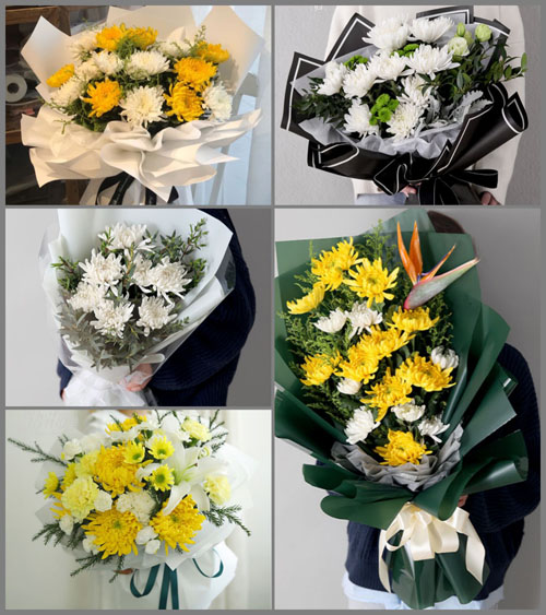 广东揭阳市普宁市里湖镇田厝寨村白事花束代送